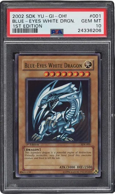 2002 Yu-Gi-Oh! Starter Kaiba 1st Edition Blue-Eyes White Dragon 